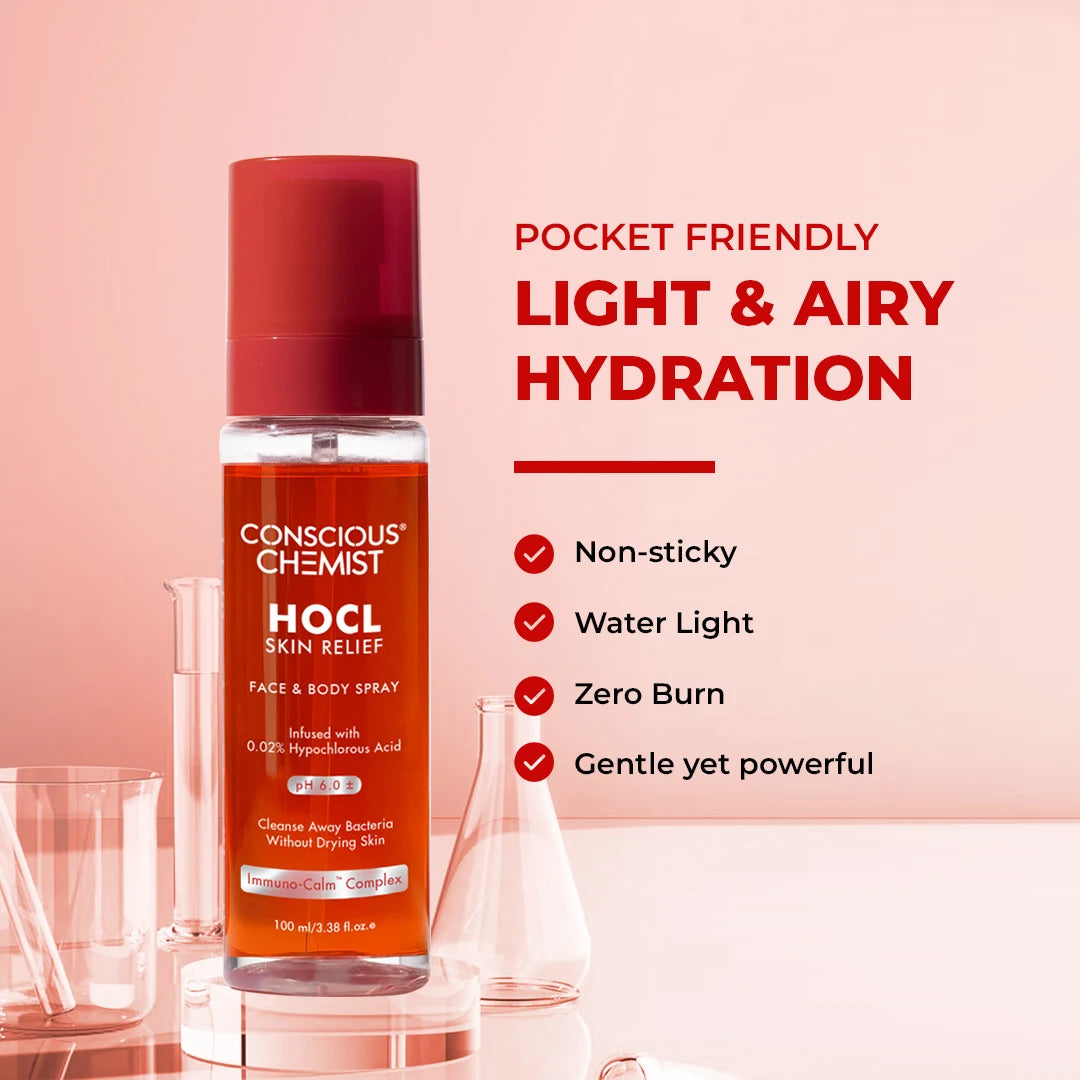 HOCL Skin Relief Spray | Redness Relief Formula | 100 ml