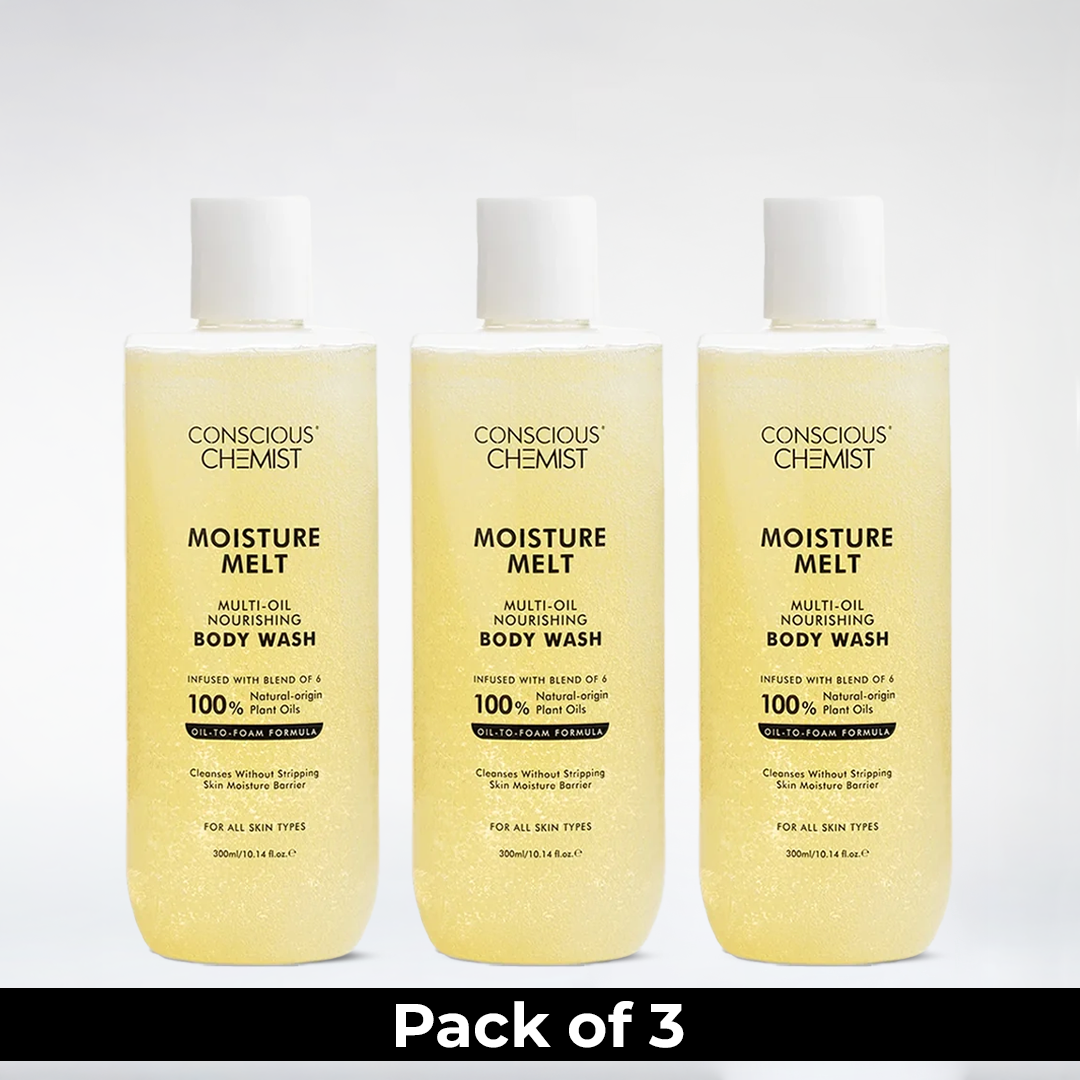Moisture Melt Multi-Oil Nourishing Bodywash | Pack Of 3 | 3 x 300 ml | Special Deal