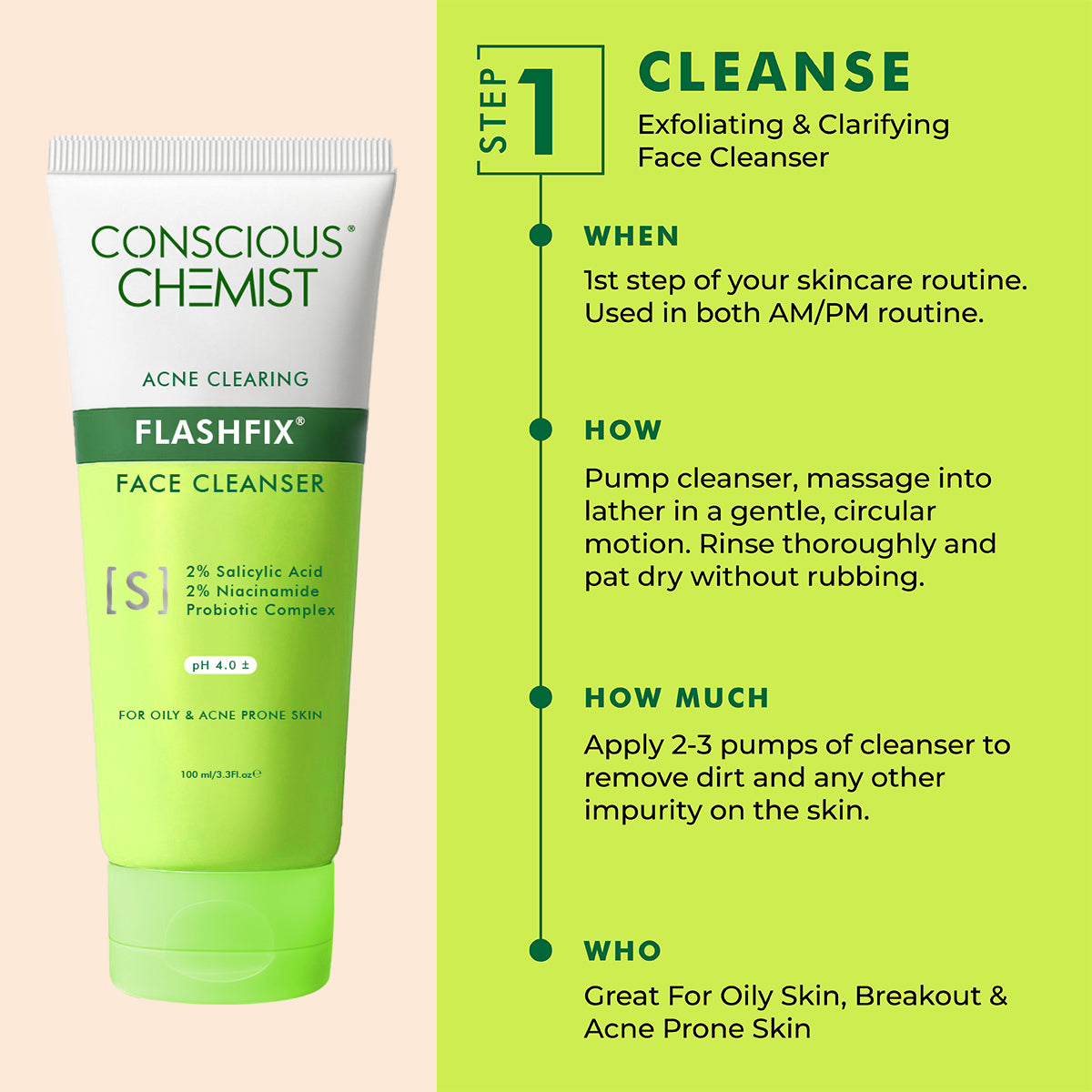 Anti Acne Routine with Salicylic Acid