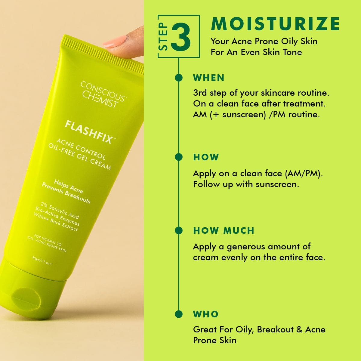 Anti Acne Routine with Salicylic Acid