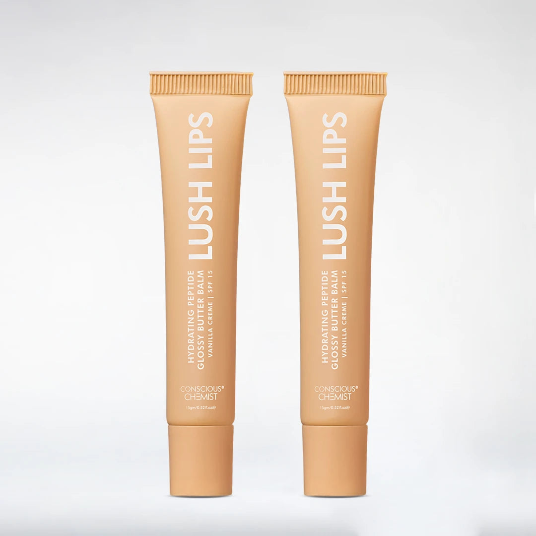 Glossy Peptide Lip Balm (Pack Of 2) | Vanilla | 12 Hrs Hydration | Super Saver Sale