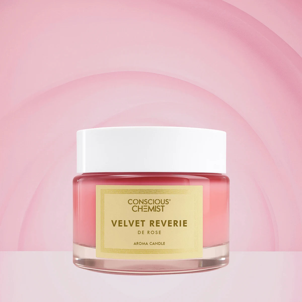 Velvet Reverie Scented Candle — Rose