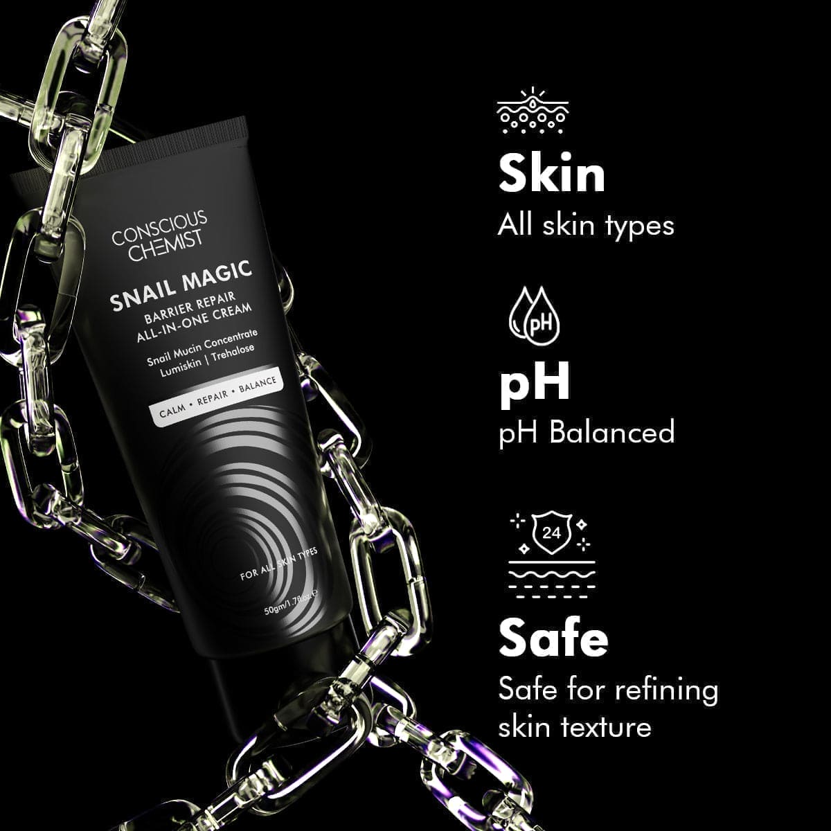 Snail Mucin Barrier Repair Moisturiser | 50 gms | Original Older PDP