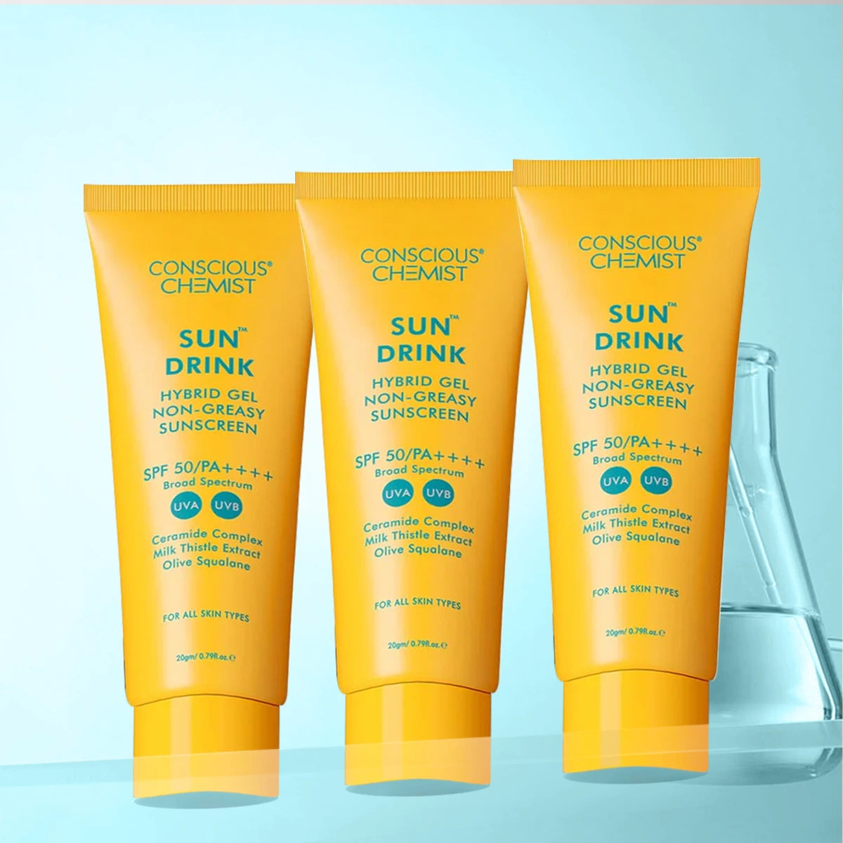 Sun Drink Sunscreen Mini | Pack Of Three | 3 x 20 Gms | Special Deal