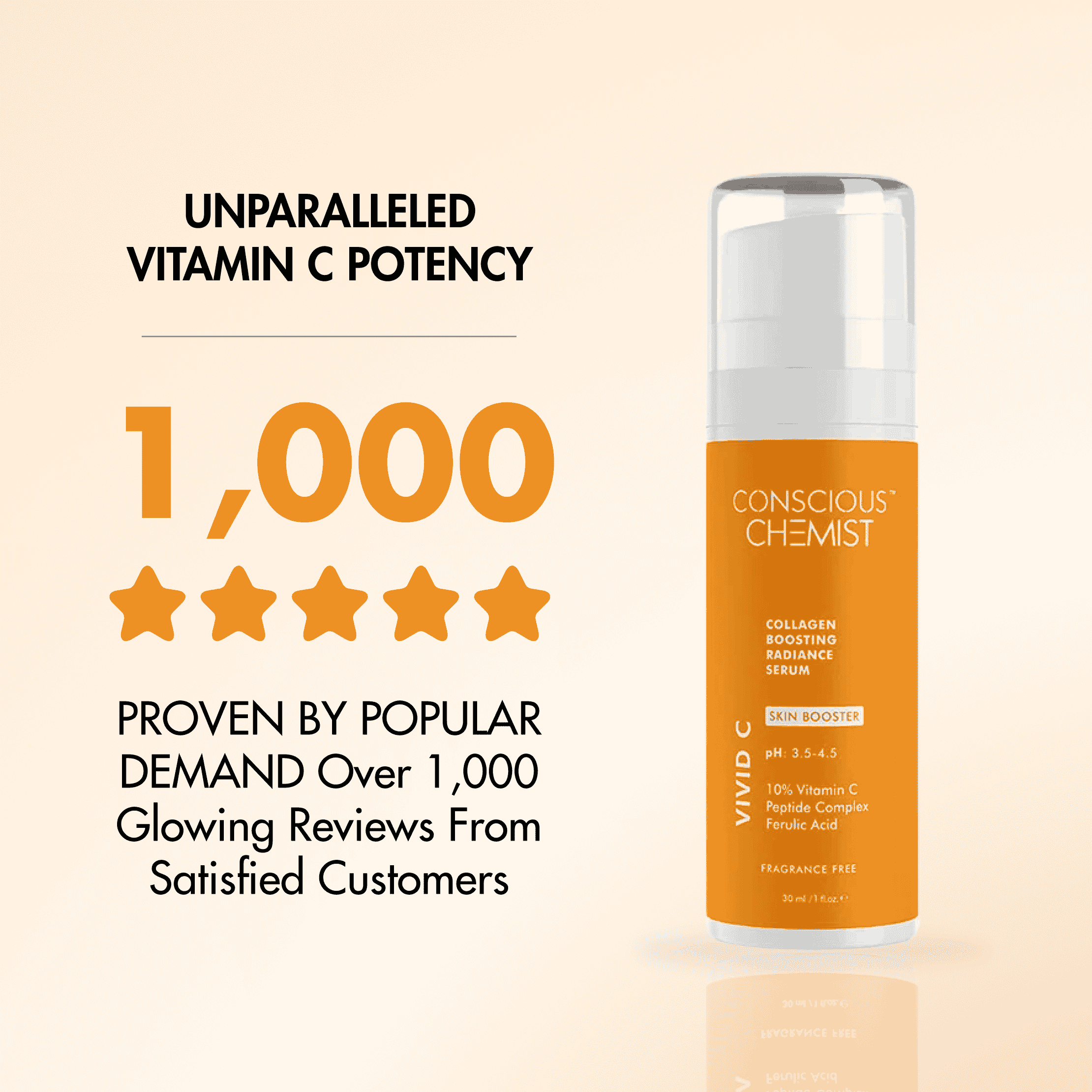 10% Vitamin C Serum | Radiance Booster | 30 ml