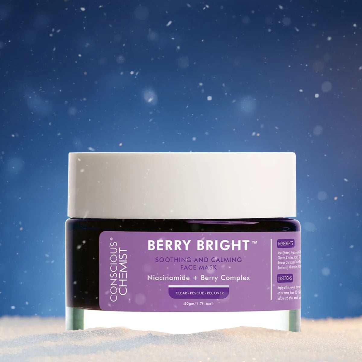 Berry Bright Niacinamide Face Mask | 50 gms