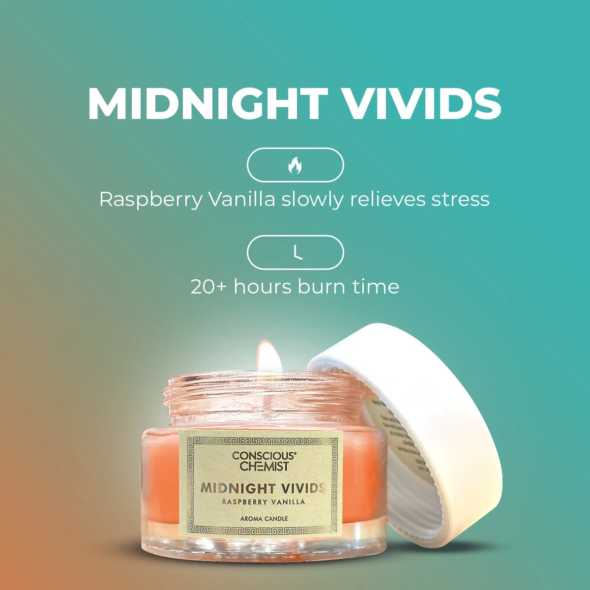 Midnight Vivids | Premium Aroma Jar Candle | Flash Sale