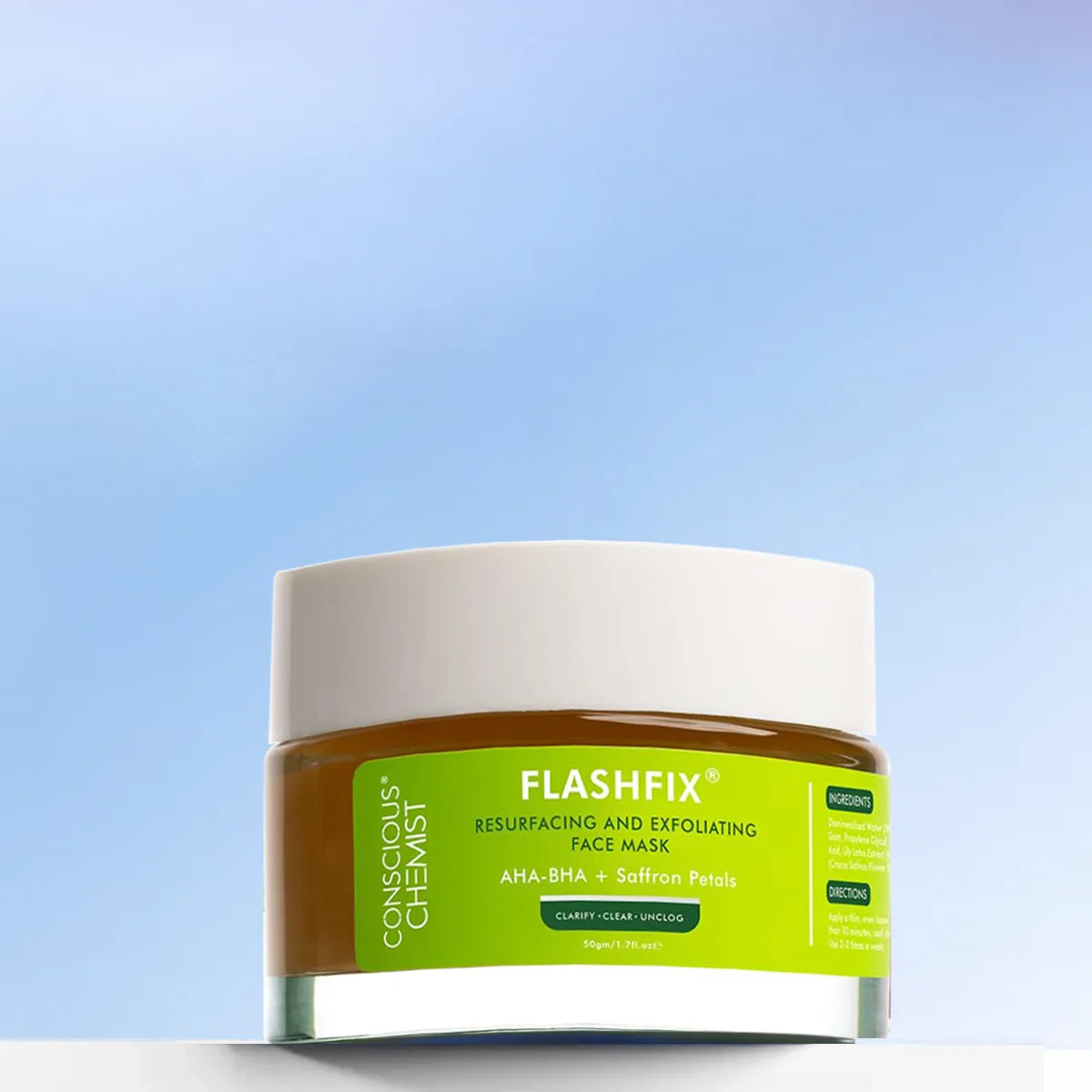 Flashfix Exfoliating & De-Tan Face Mask | 50 ml