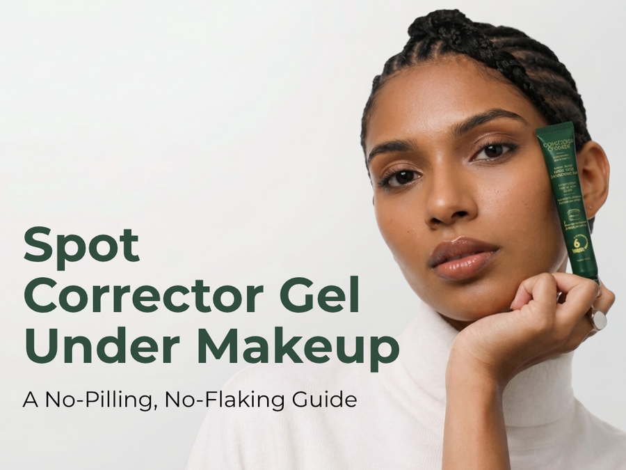 How to Use Acne Spot Corrector Gel Under Makeup?
