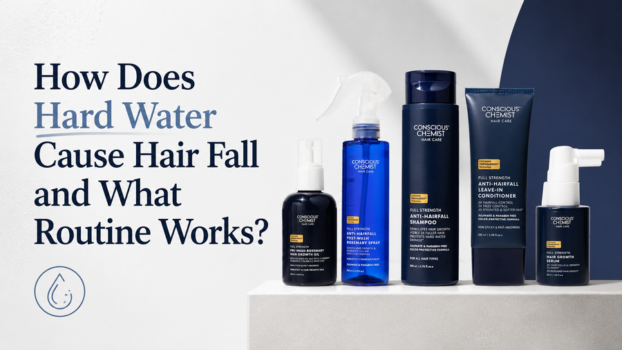 How Does Hard Water Cause Hair Fall and What Routine Works?