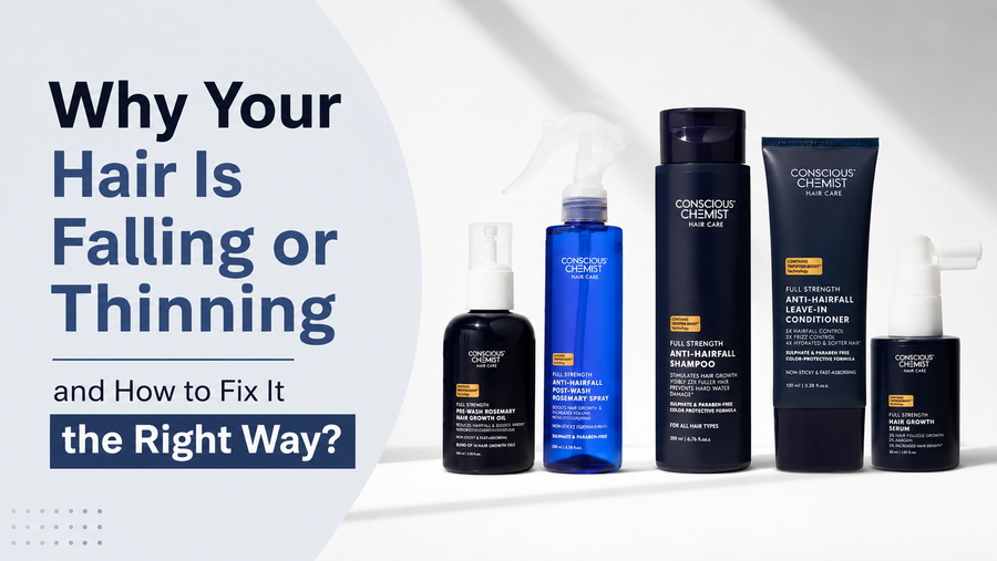 Why Your Hair Is Falling or Thinning and How to Fix It the Right Way?