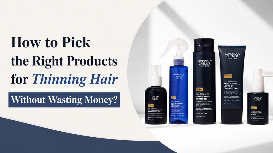 How to Pick the Right Products for Thinning Hair Without Wasting Money?