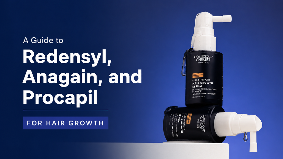 A Guide to Redensyl, Anagain, and Procapil for Hair Growth