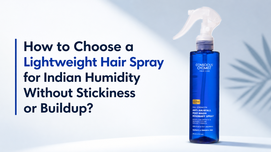 How to Choose a Lightweight Hair Spray for Indian Humidity Without Stickiness or Buildup?