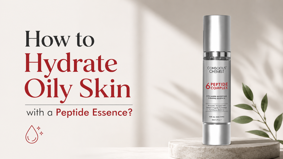 How to Hydrate Oily Skin with a Peptide Essence?