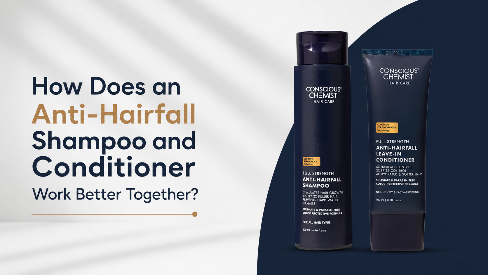 How Does an Anti-Hairfall Shampoo and Conditioner Work Better Together?