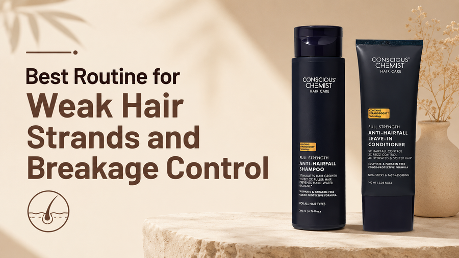 Best Routine for Weak Hair Strands and Breakage Control