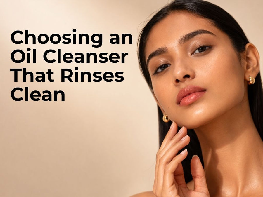 How Do You Choose an Oil Cleanser That Rinses Clean?