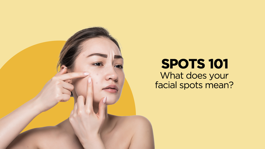facial spots mean?