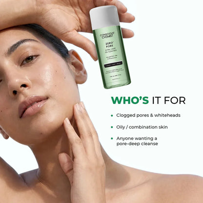 Zero Pore Ultra Light Cleanser | 2 x 50 ml