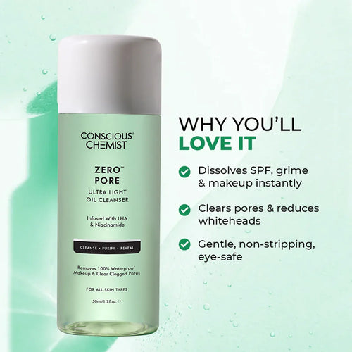 Zero Pore Ultra Light Cleanser | 50 ml | Flash Sale
