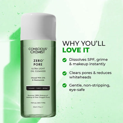 Zero Pore Ultra Light Cleanser | 2 x 50 ml