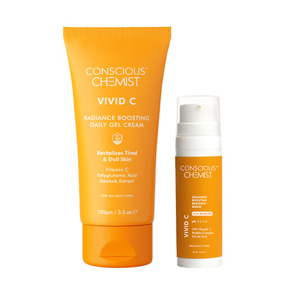 Vitamin C Serum & Moisturiser | Brightening & Firming | SPF30 PA++