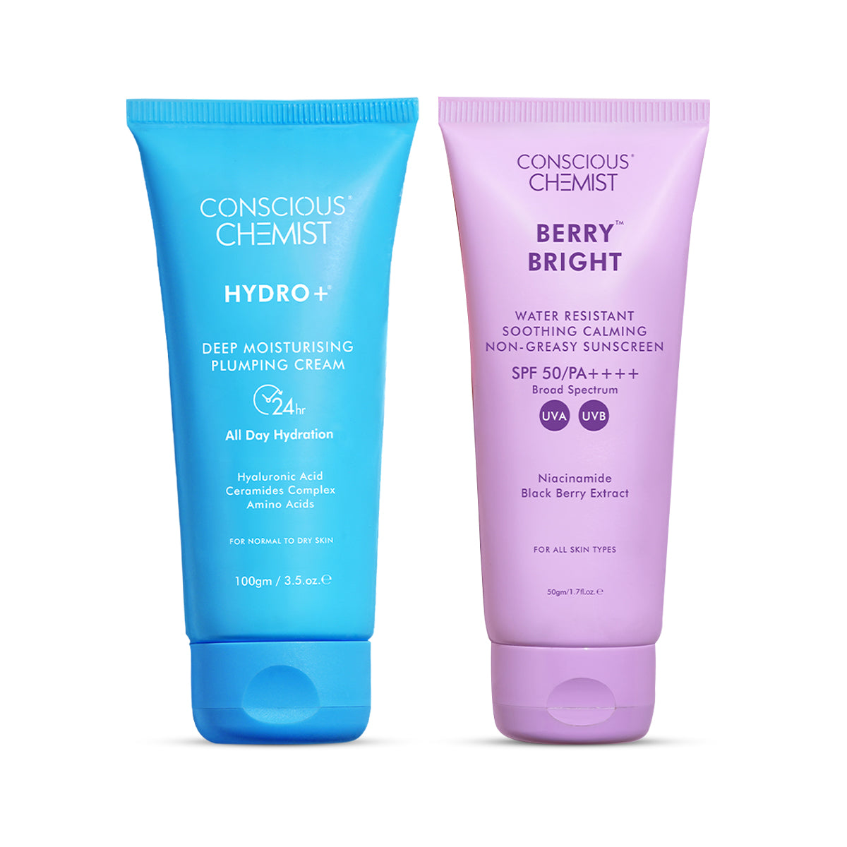 Hydro Cream & Berry Bright Sunscreen