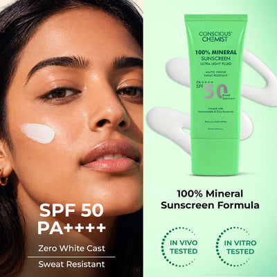 100% Mineral Sunscreen SPF 50 PA++++ | pronto