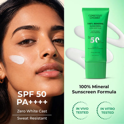 100% Mineral Sunscreen SPF 50 PA++++ | Super Sale