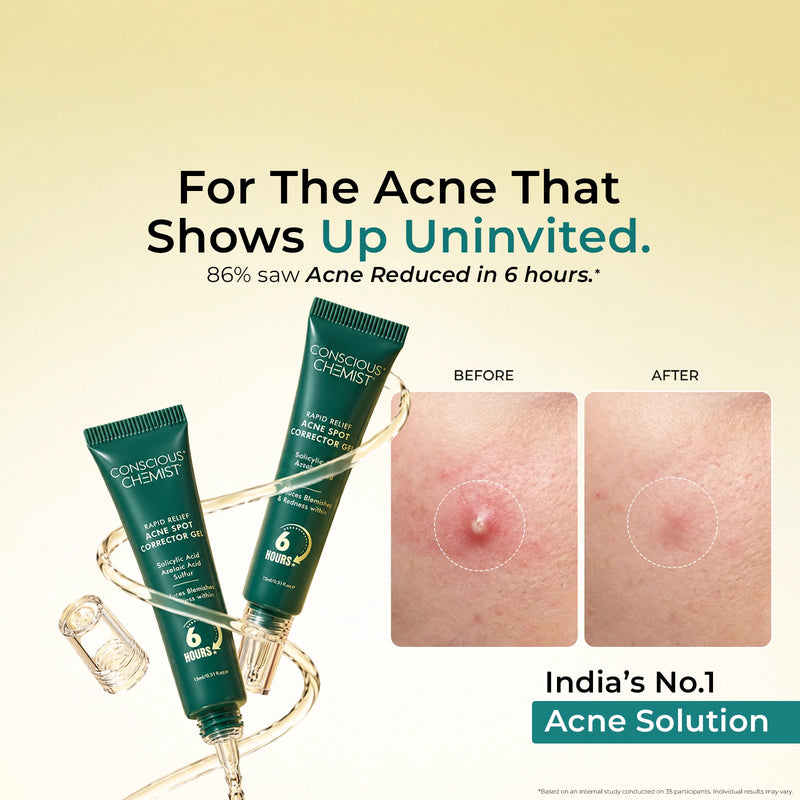 Acne dark spot corrector gel