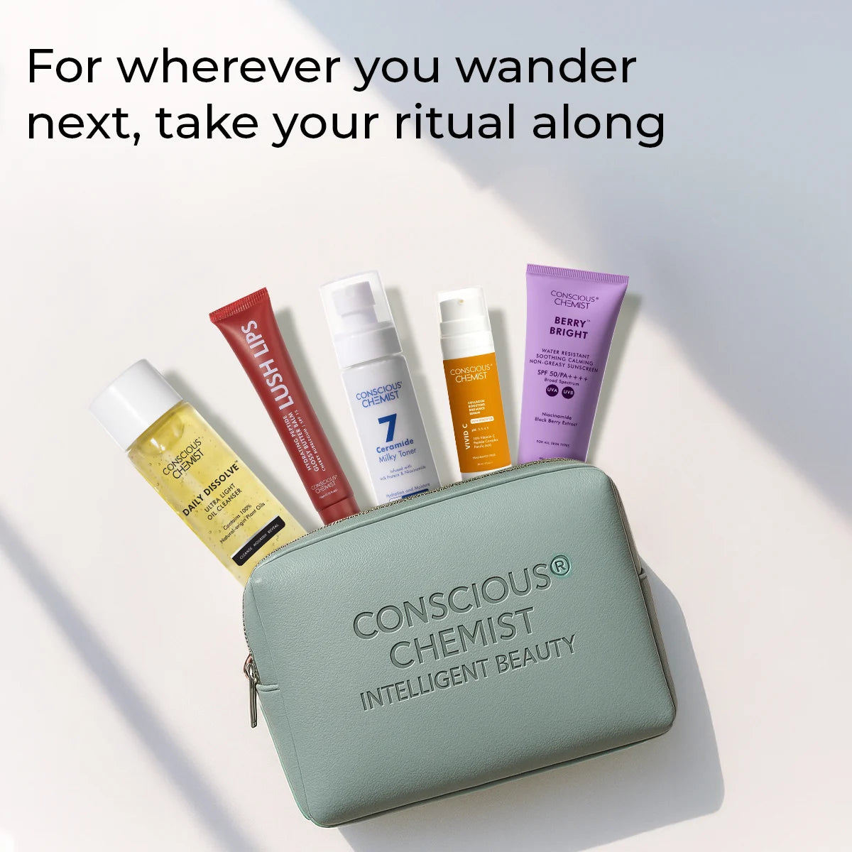 Good-To-Go Travel Pouch | Faux Leather | Flash Sale