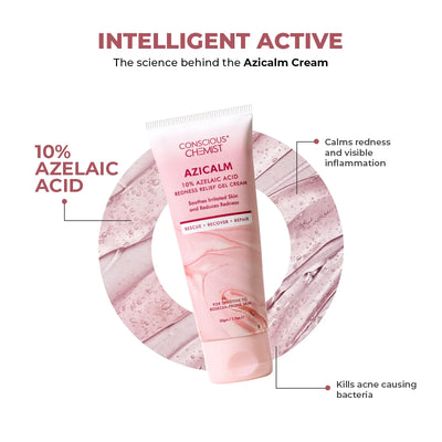 Azicalm Redness & Inflammation Relief Cream |  10% Azelaic Acid | Super Saver Sale