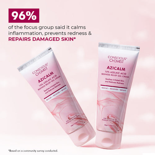 Azicalm Redness & Inflammation Relief Cream |  10% Azelaic Acid | 50 gms | Flash Sale