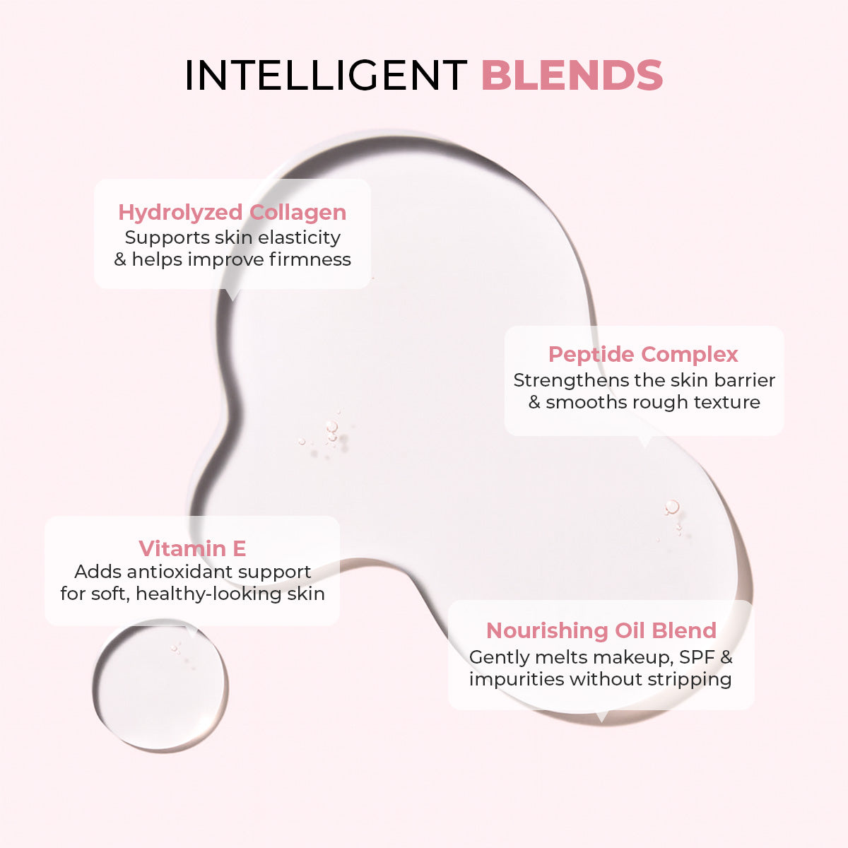 Collagen Glow Ultra-Light Oil Cleanser(Pack of 2)+Silicone Brush | For Firmer Looking Skin
