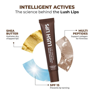 Glossy Peptide Lip Balm | Mocha Muse | Hydrates & Plumps | Lush Lips
