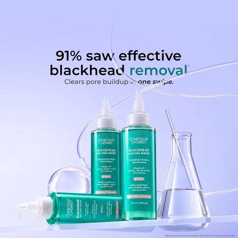 Blackhead melting water