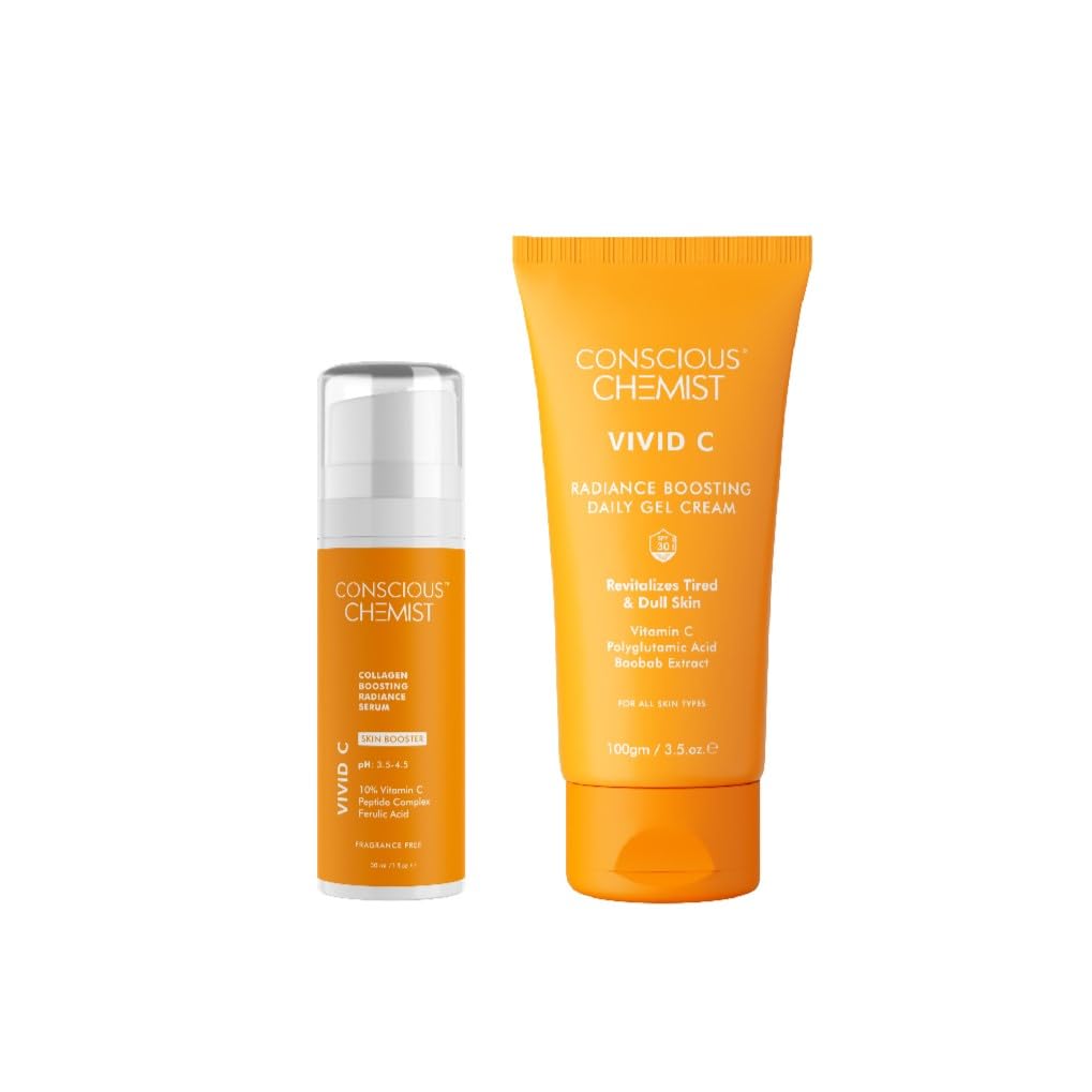 Vitamin C Serum & Moisturiser | Brightening & Firming | SPF30 PA++