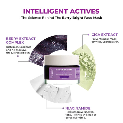 Berry Bright Niacinamide Face Mask | 50 gms
