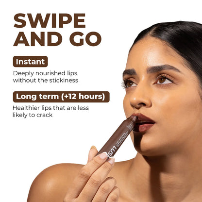 Glossy Peptide Lip Balm | Mocha Muse | Hydrates & Plumps | Lush Lips