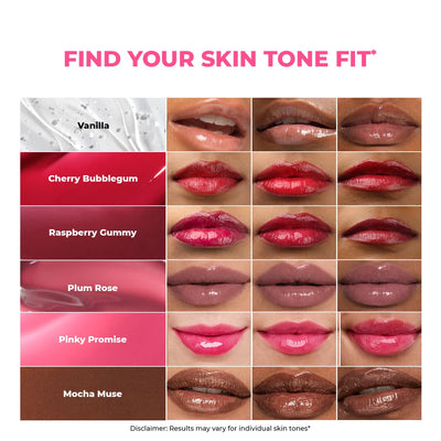 Glossy Peptide Lip Balm | Pinky Promise | Hydrates & Plumps | Super Saver Sale