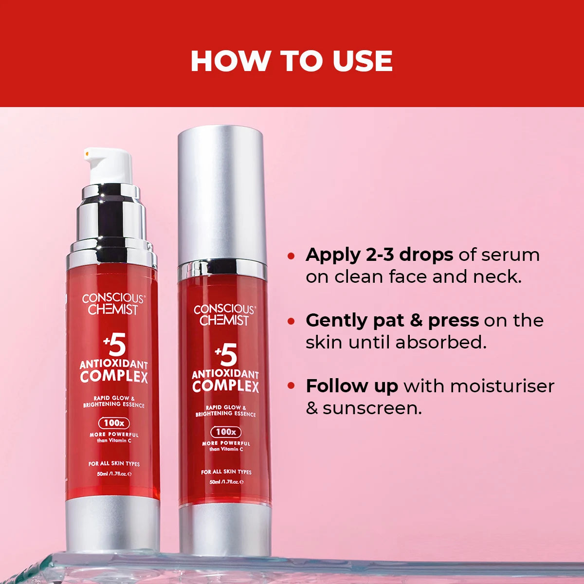 5 Antioxidant Skin Brightening Serum| 5 Antioxidants | 50 ml | Flash Sale