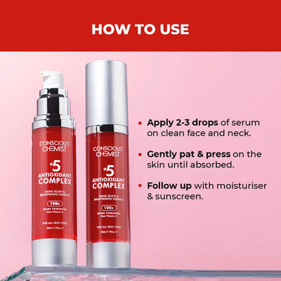 5 Antioxidant Skin Brightening Serum | Super Saver Sale