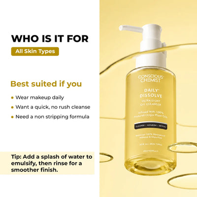 Daily Dissolve Oil Cleanser Mini | Makeup Remover | Super saver sale
