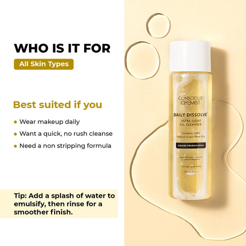 Daily Dissolve Oil Cleanser | Makeup Remover | 130 ml | Flash Sale