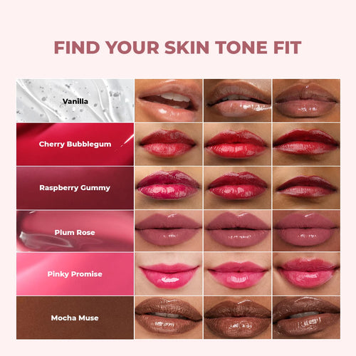 Glossy Peptide Lip Balm | Plum Rose | Hydrates & Plumps | 15 Gms| Flash Sale