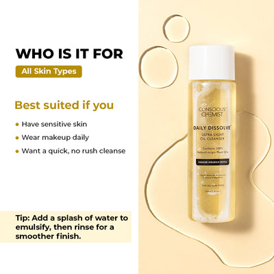Daily Dissolve Oil Cleanser | Makeup Remover