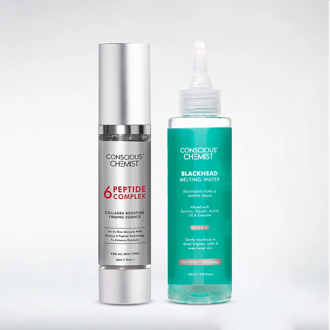 Smooth & Firm Duo | Blackhead Melting Water & 6 Peptide Serum | Combo