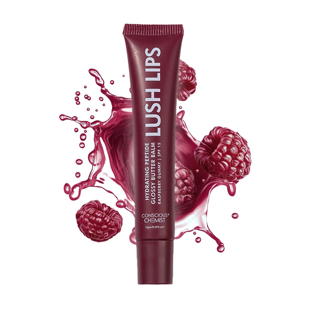 Glossy Peptide Lip Butter Balm | 12 Hrs Hydration | Lush Lips - 15 gms