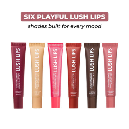 Glossy Peptide Lip Balm | Plum Rose | Hydrates & Plumps | Lush Lips